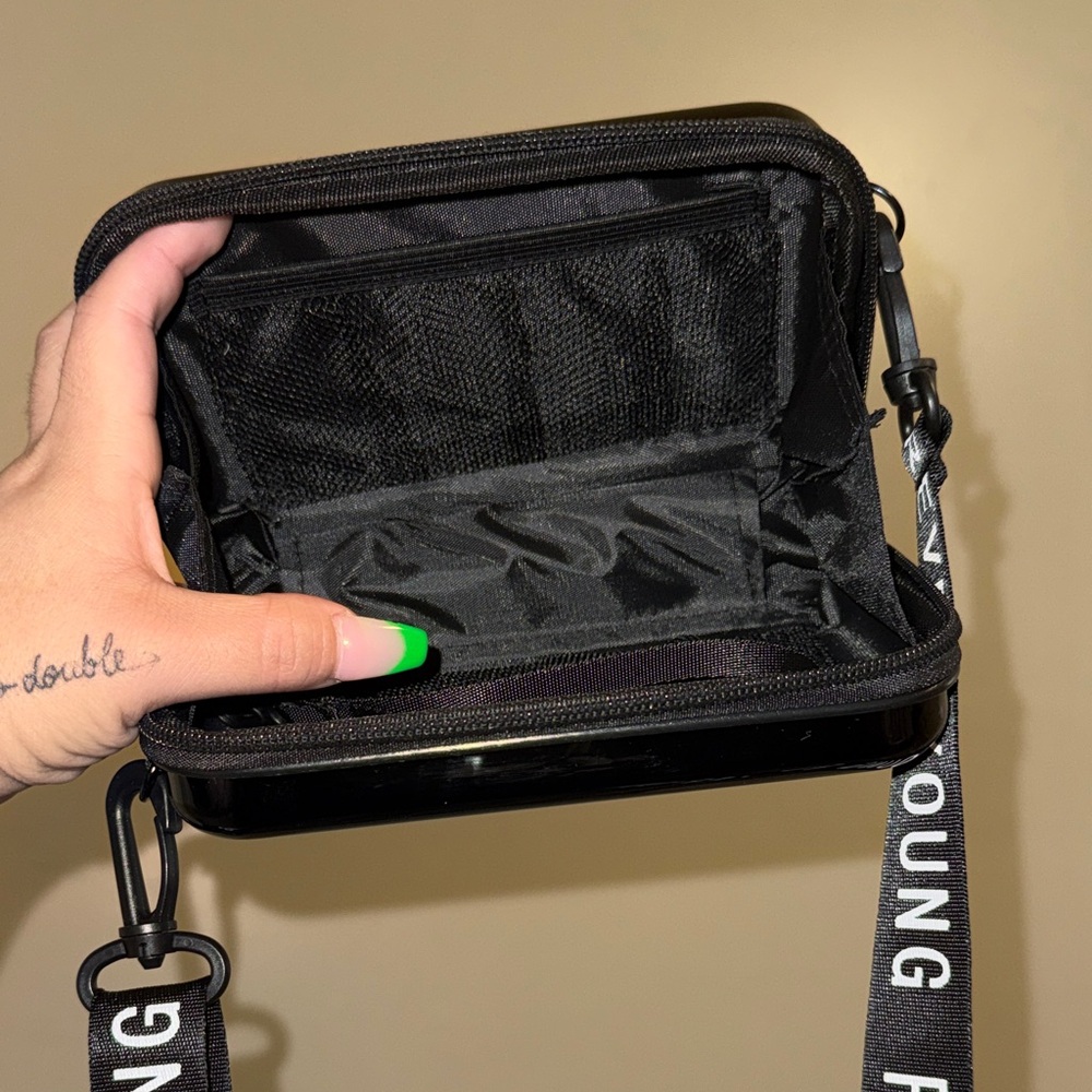 Hello Kitty Black Crossbody Bag with Pink Accents - Picture 2 of 2